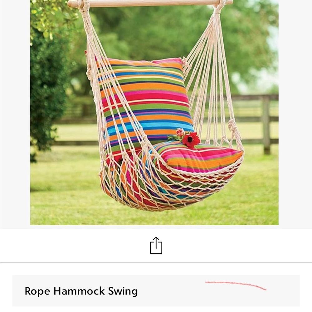 Rope Hammock Swing